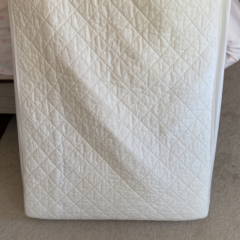 Coyuchi organic white quilted crib mattress pad organic cotton GOTS certified - Picture 12 of 12